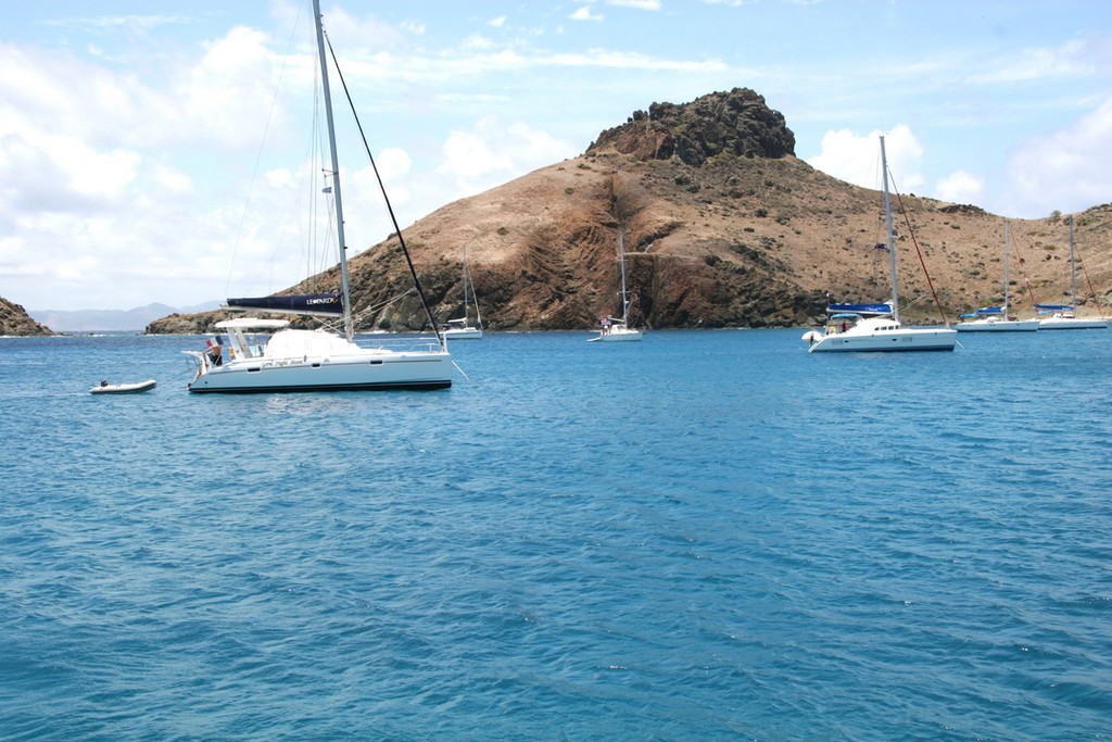 Moored for lunch enroute to Eustasiaus © Maggie Joyce - Mariner Boating Holidays http://www.marinerboating.com.au